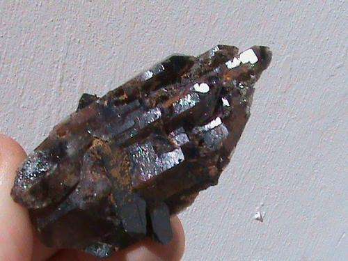 MULTI TERMINATED CRYSTAL WITH SOME AEGERINE....MALAWI