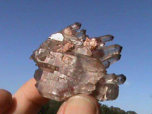 HEMATITE CRYSTAL CLUSTER...ORANGE RIVER . SOUTH AFRICA.