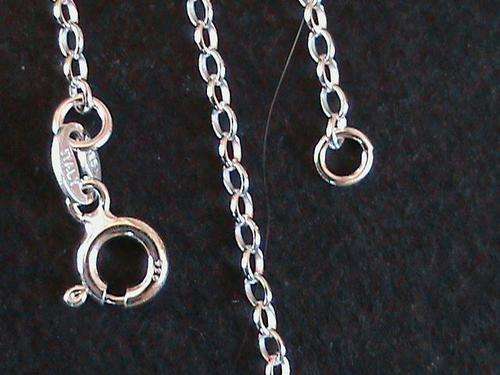 STERLING SILVER OVAL LINK CHAIN 100CM / 1 METER LONG