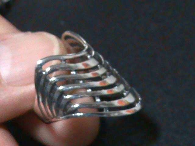 STERLING SILVER RING.   SIZE IS S