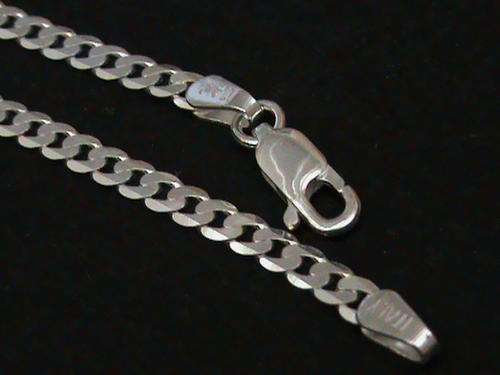 SOLID STERLING SILVER CHAIN .... 60 CM LONG