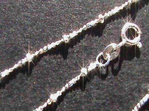 SOLID STERLING SILVER ANKLET