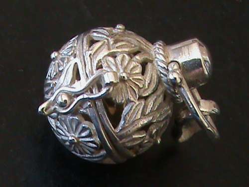 MYSTIC / HARMONY BALL / BELL PENDANT.   SOLID STERLING SILVER