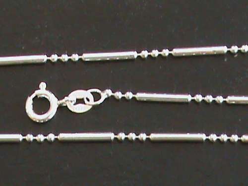 42 CM LONG,  SOLID STERLING SILVER CHAIN