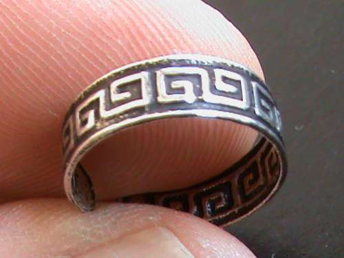 SOLID STERLING SILVER TOE RING