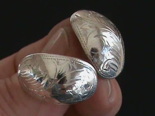 SOLID STERLING SILVER STUD EARRINGS