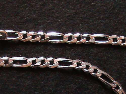 55 CM LONG SOLID STERLING SILVER CHAIN