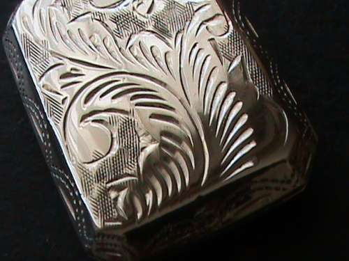 LARGE SOLID STERLING SILVER LOCKET