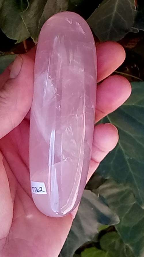 AA GRADE ROSE QUARTZ MASSAGE WAND