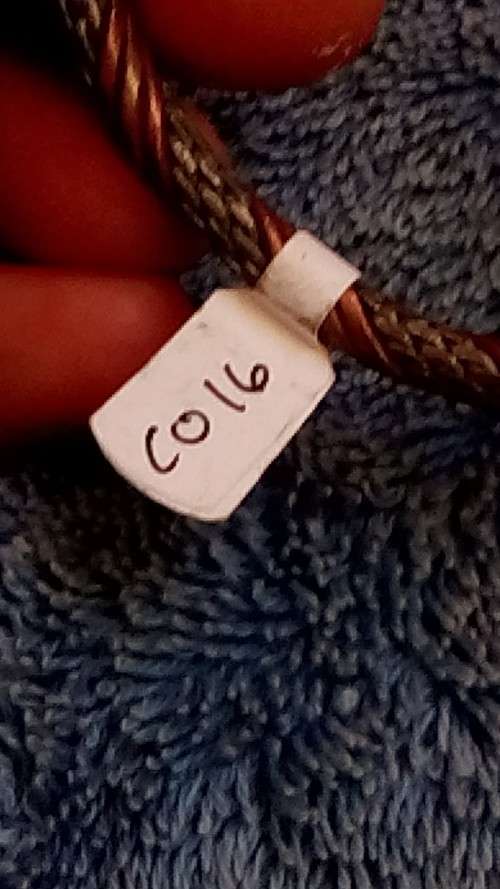 RED COPPER , METAL BRACELET.   ADJUSTABLE SIZE