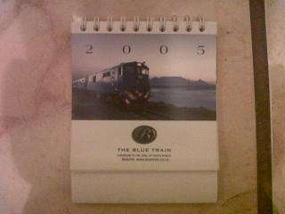 SAR SAS BLUE TRAIN 2005 CALLENDER POCKET SIZE