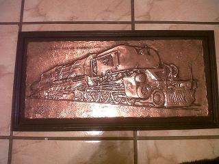 SAR SAS CLASS GMAM GARRATT COPPER PICTURE WITH FRAME