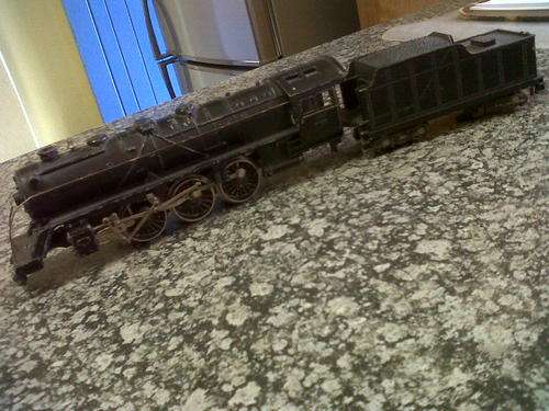 STEAM LOCO WITH TENDER