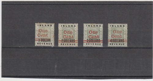 British Guyana, 1890 officials MH. read description