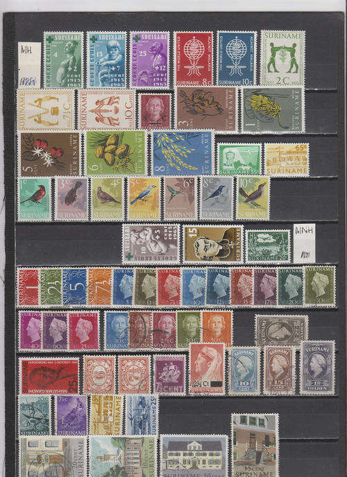 Surinam, colelction leftovers used, MH