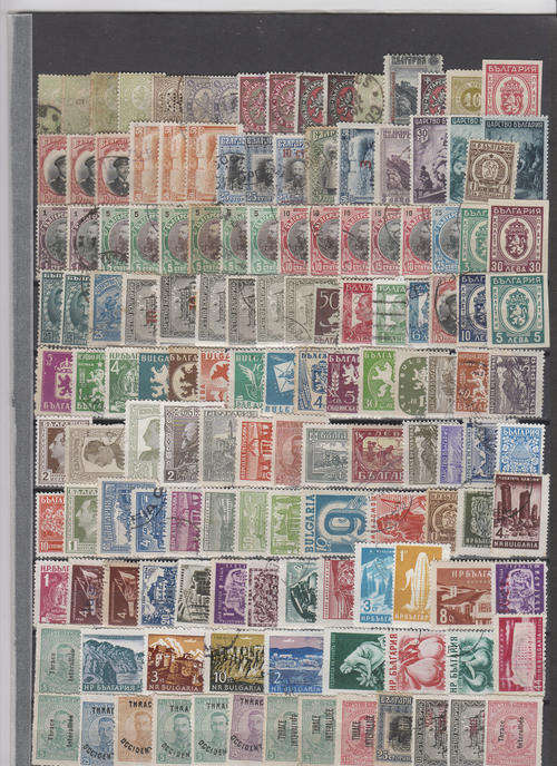 Bulgaria, collection pre 1950s with spares