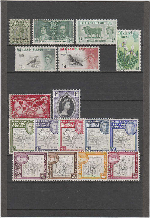 Falkland Islands 3, leftovers used, MH