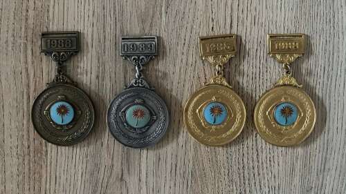 *WOW* 1980`s COLLECTABLE TRANSVAAL MEDALS x4