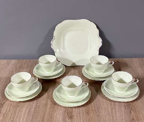 *BEAUTIFUL* VINTAGE AYNSLEY TEA SET (NUMBERED C443/2)