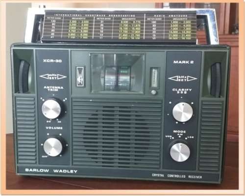 BARLOW WADLEY XCR-30 PORTABLE SHORTWAVE RECEIVER  MARK 2