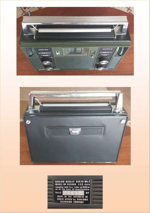 BARLOW WADLEY XCR-30 PORTABLE SHORTWAVE RECEIVER  MARK 2