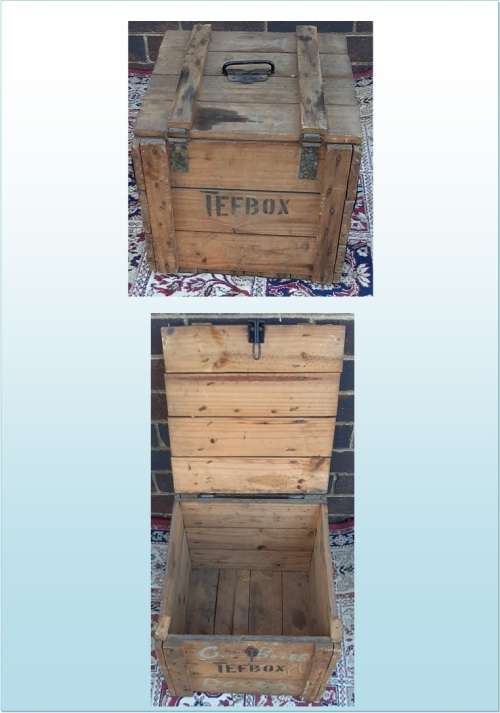 ANTIQUE WOODEN EGG BOX