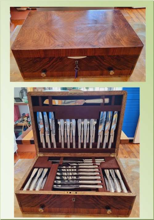 RETRO JAMES RYALS 123 PIECE CANTEEN OF CUTLERY