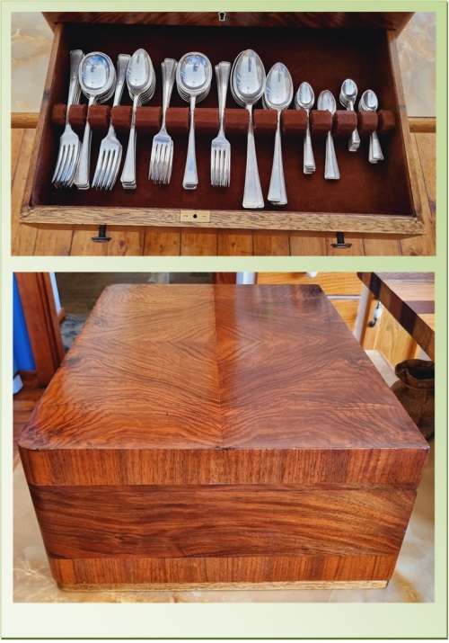 RETRO JAMES RYALS 123 PIECE CANTEEN OF CUTLERY