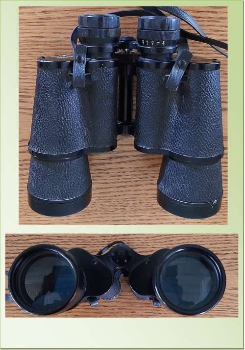 VINTAGE PLANO  16 X 50 BINOCULARS