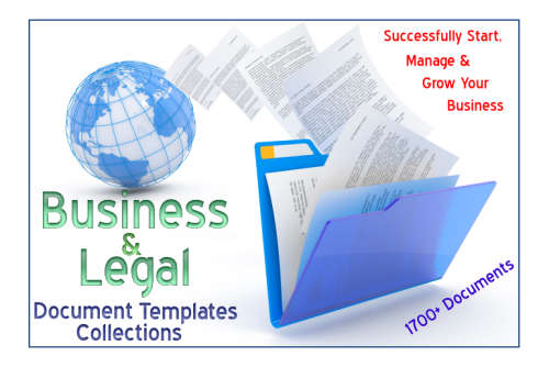 Business & Legal Document Templates Collection - 1600+ Files - Same Day Delivery