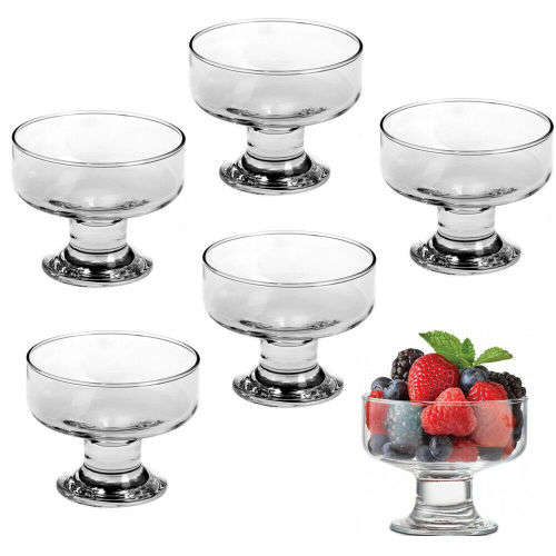 Brand New Catchy 6 Piece Ice Cream-Fruit Dessert Bowl Set - LOCAL STOCK