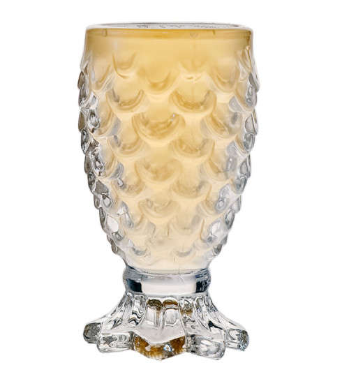 6 Piece Stylish Colourful Fish Scale Sturdy Glass Tumbler Set