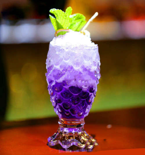 6 Piece Stylish Colourful Fish Scale Sturdy Glass Tumbler Set