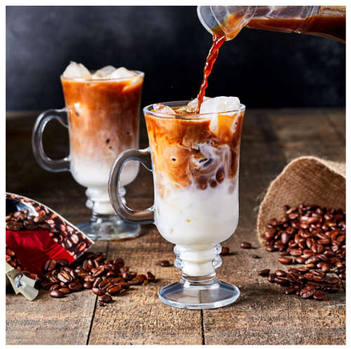 Brand New 6 Piece Irish Coffee  and Latte Glasses Combo Set - Ready to Ship Stock