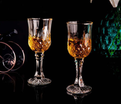 Classy Six (6) Piece White Goblet Wine Glass Set - Ready To Ship Items