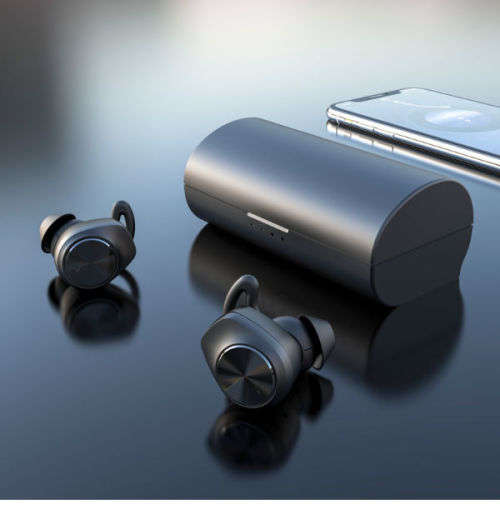 Stylish True Wireless Earbuds with Charging Case - Ready To Ship Items