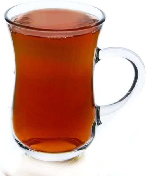 6 Piece Elegant Clear Turkish Glass Tea and Coffee Mug Set