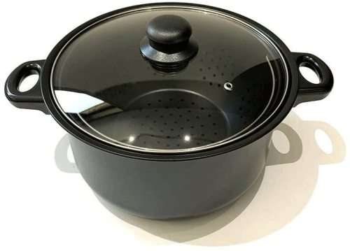 Heavy Duty Pasta Pot With Built-In Strainer