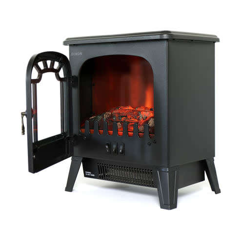 Freestanding Electric Fireplace Heater