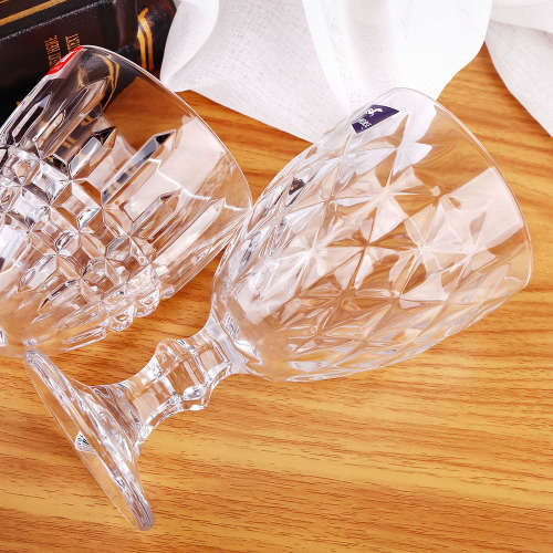 6 Piece Vintage Style Red Wine Glass Set