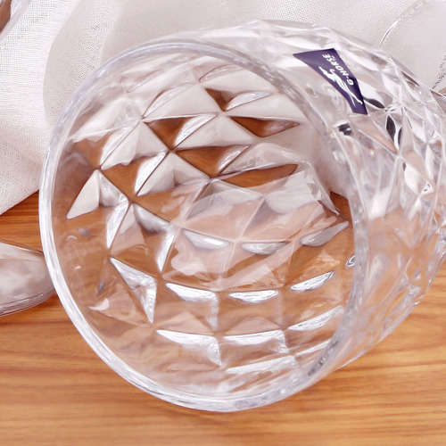 6 Piece Vintage Style Red Wine Glass Set