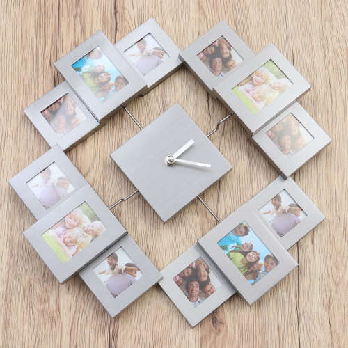 14 Inch Photo Plastic Material Frame Fashion Wall Clock