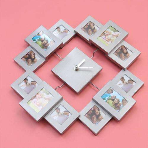 14 Inch Photo Plastic Material Frame Fashion Wall Clock