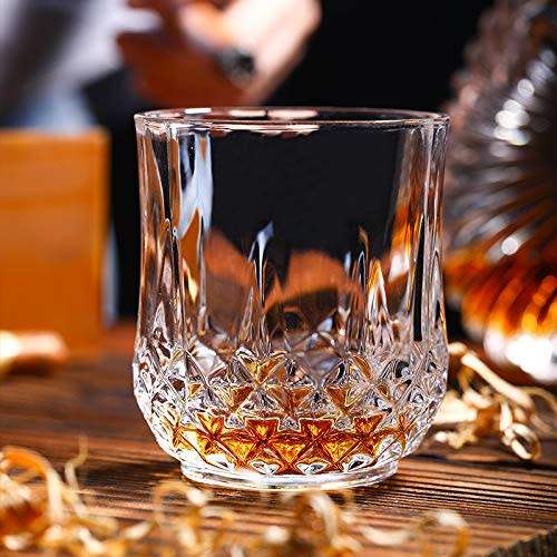 Brand-New 7 Piece Scotch/Whisky Decanter with Glasses Set (Random Pattern Design)