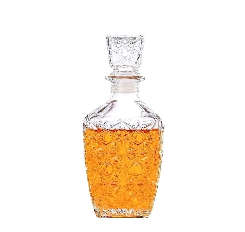 500ml Creative Diamond Cut Whiskey Decanter with Airtight Lid