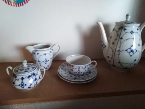 Bavaria - Blue and white Coffee Set