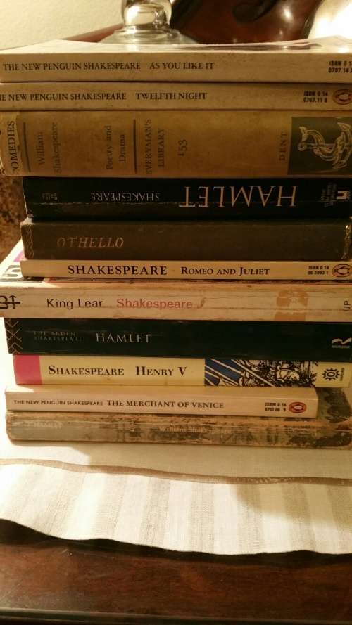 A Collection of 11 Books: Shakespeare: King Lear, Hamlet, Romeo and Juliet, Othello, Ect