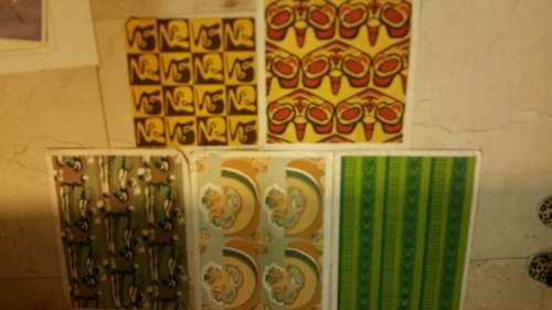 Hazel Smith Decorative Retro Art works on Paper