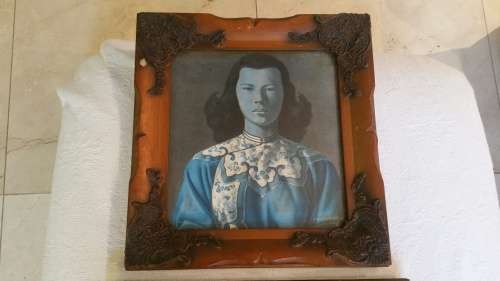 A Pair of Framed Tretchikoff Prints: "The Dying Swan" and Chinese Woman