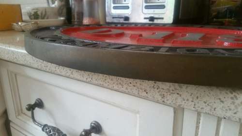 Mocambique Locomotive Brass Plate D-119 Caminos De Ferro